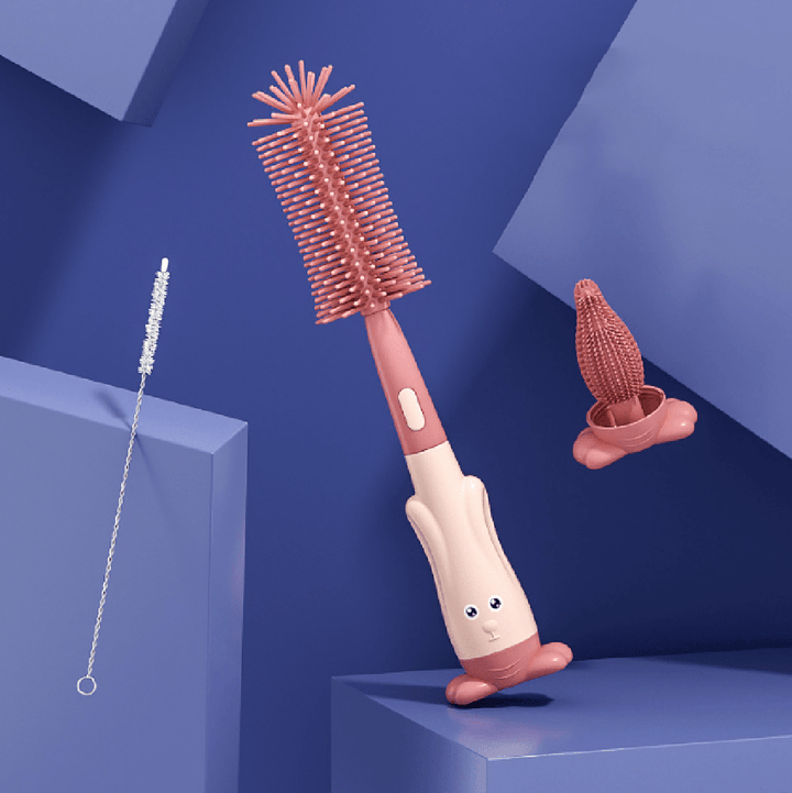 3-in-1 Silicone Bottle Brush Cleaning Set