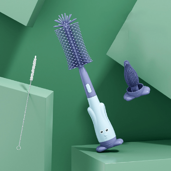 3-in-1 Silicone Bottle Brush Cleaning Set