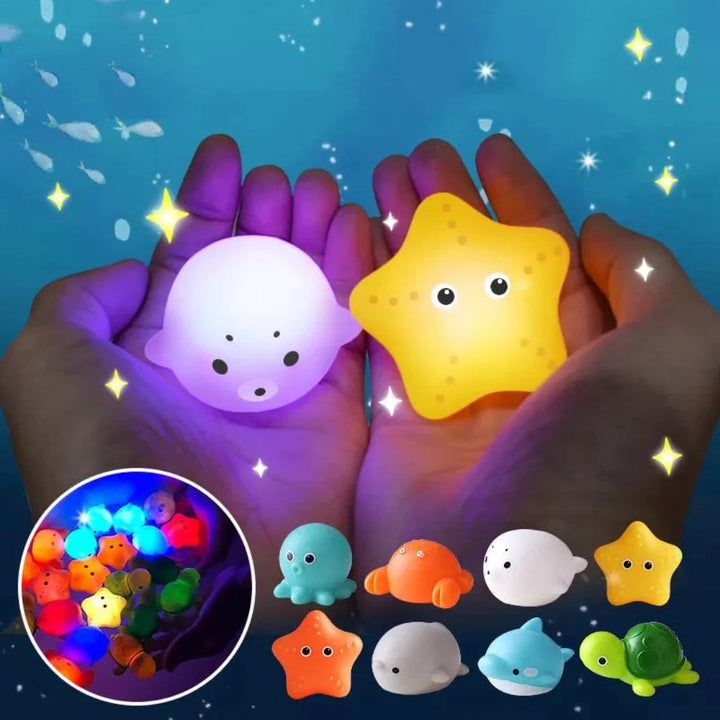 Interactive Light-Up Bath Toys for Kids Ages 3+