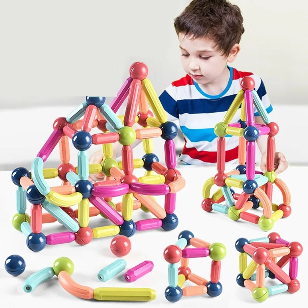 Magnetic Building Set – Sticks and Connectors