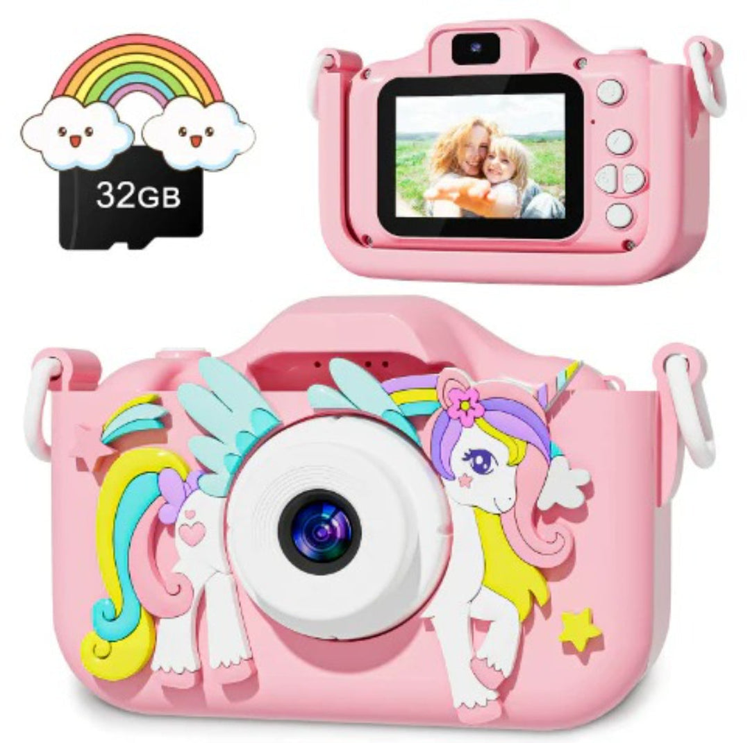 Unicorn HD Camera: Capture Photos and Videos with Included 32GB SD Card
