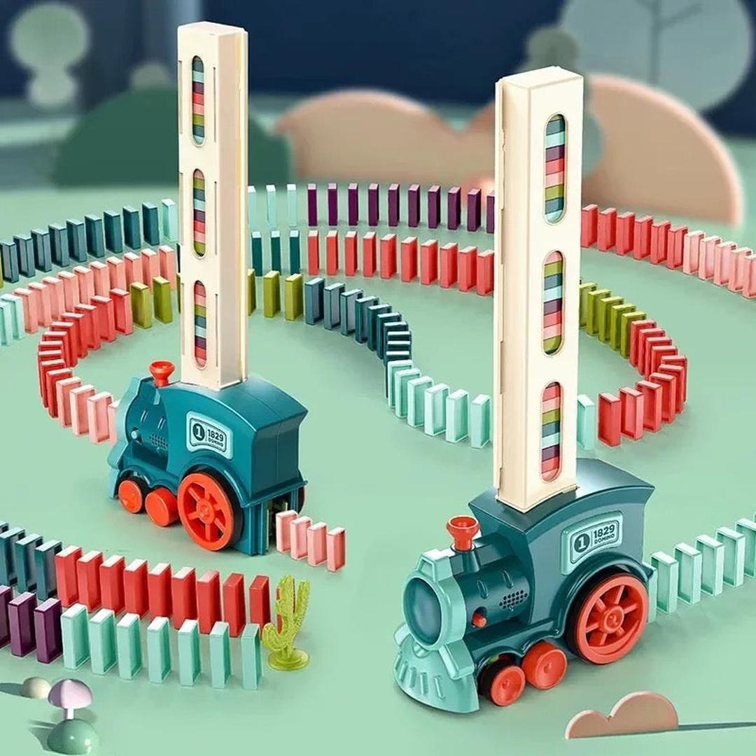 Automatic Domino Train Game for Kids