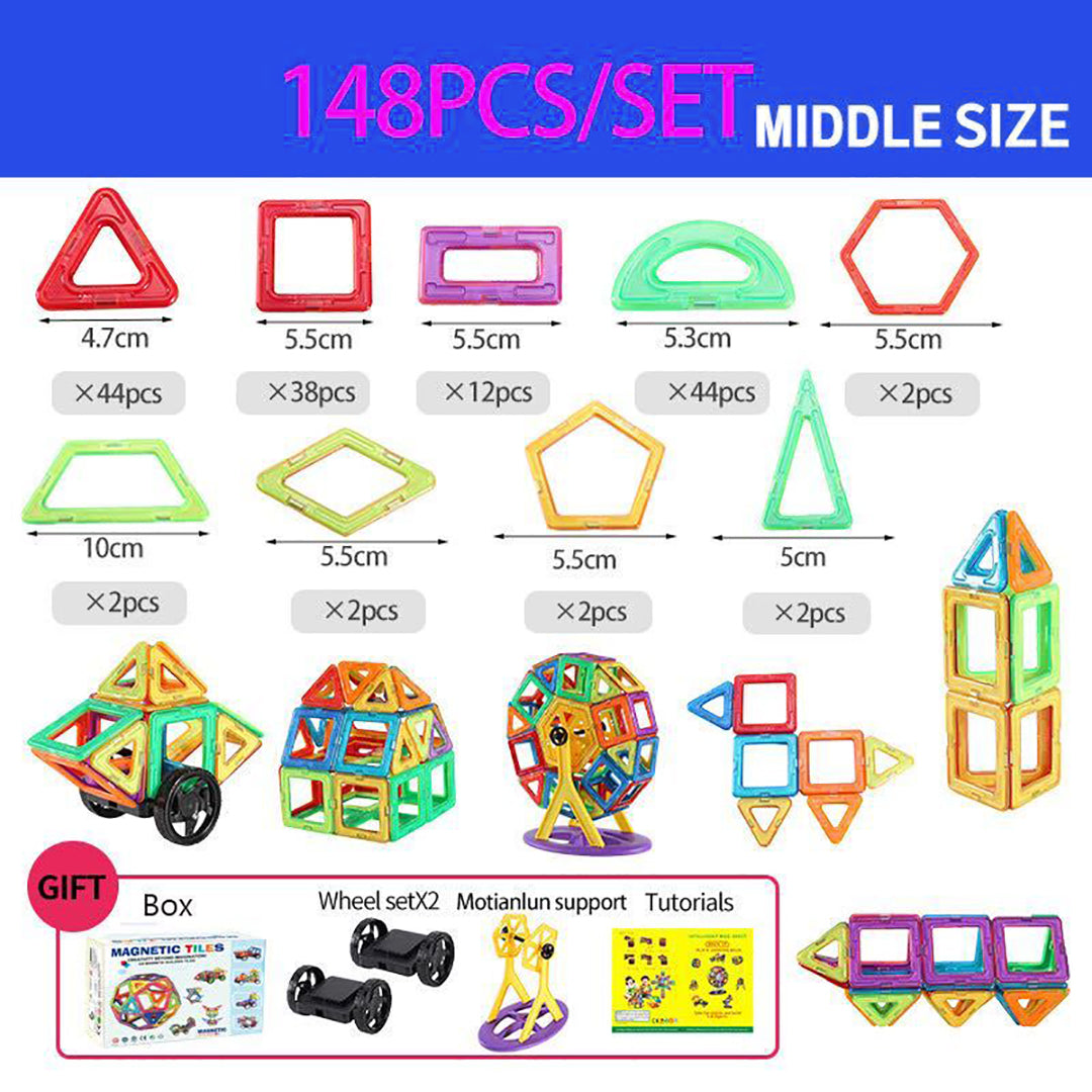 Magnetic Building Tiles – Ignite Your Imagination with Creative Construction