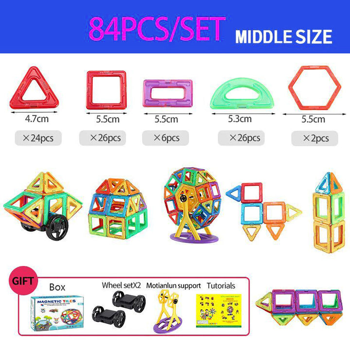Magnetic Building Tiles – Ignite Your Imagination with Creative Construction
