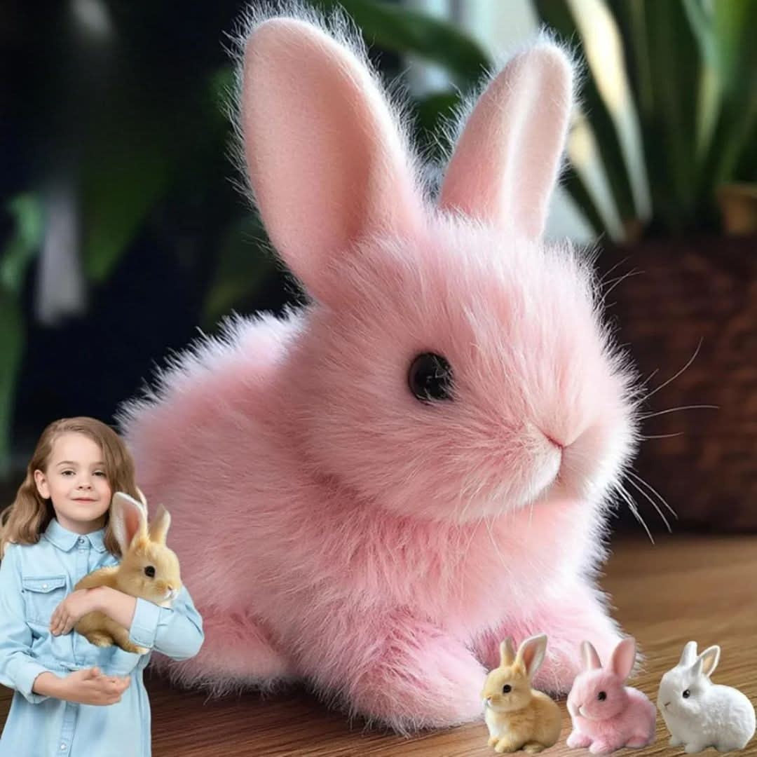 Jumping Interactive Plush Bunny – Soft Toy with Fun Motion