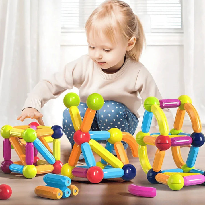 Magnetic Building Blocks for Kids - Imaginative Construction Set