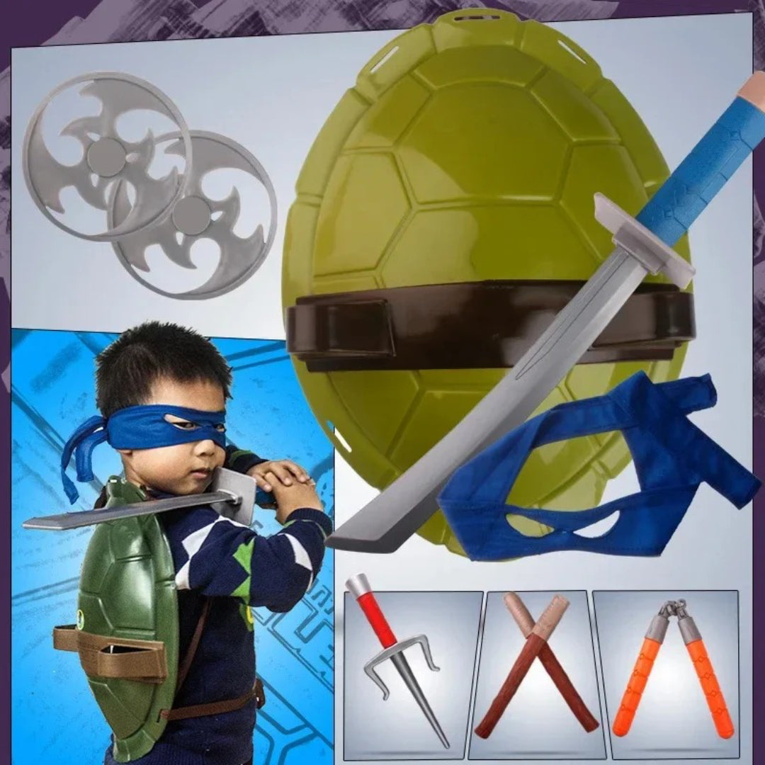 Kids' Ninja Gear Set with Shield and Accessories - BPA-Free Plastic