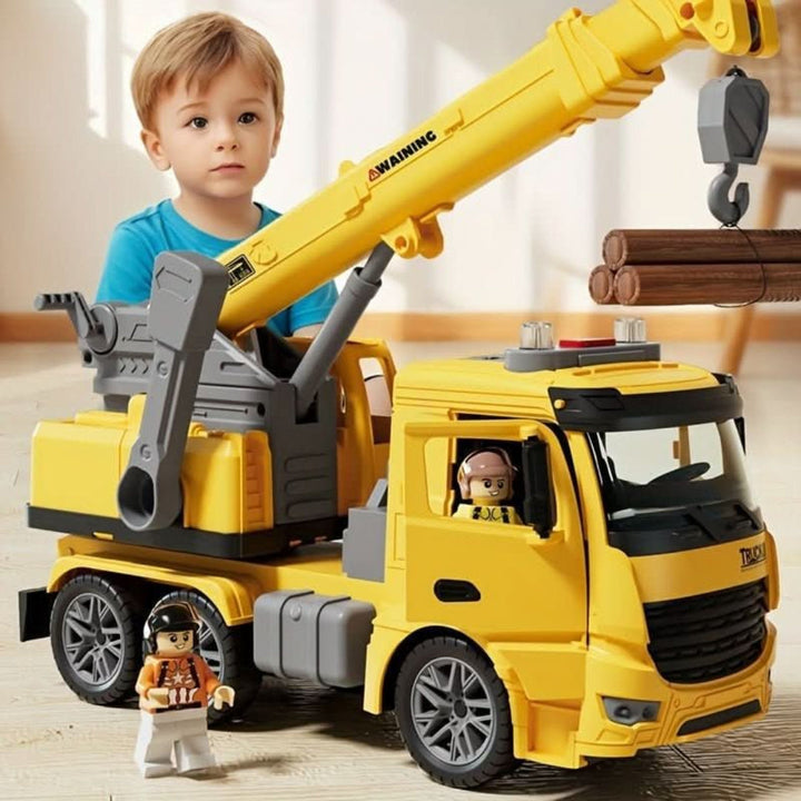 Movable Arm Construction Crane Toy – Interactive Construction Vehicle