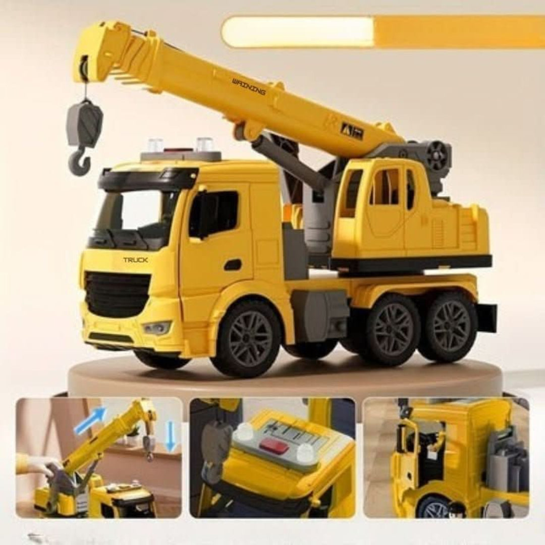Movable Arm Construction Crane Toy – Interactive Construction Vehicle