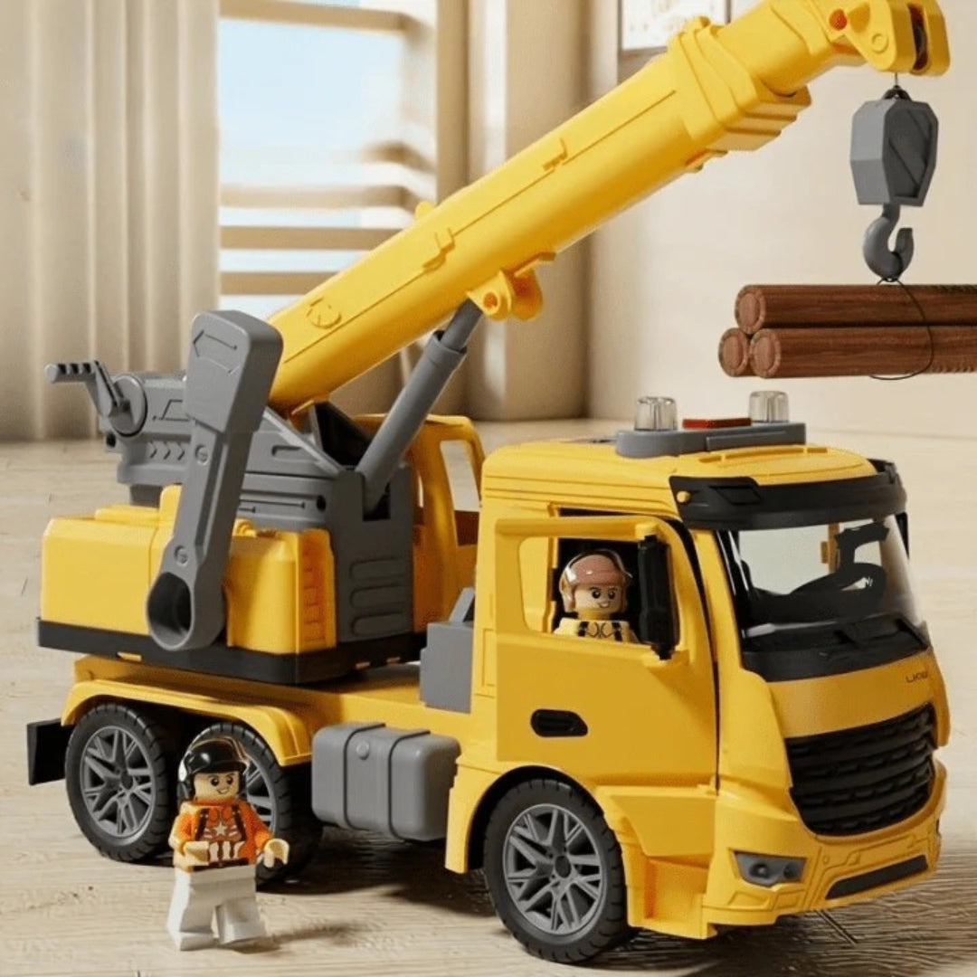 Movable Arm Construction Crane Toy – Interactive Construction Vehicle