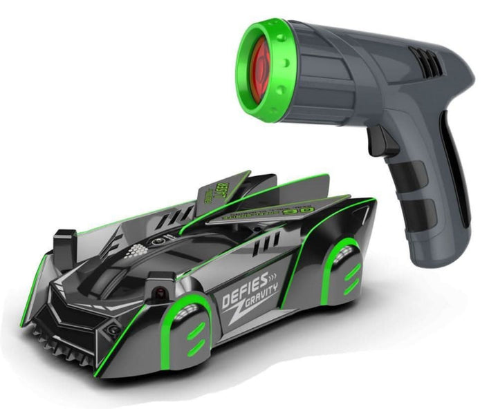 Remote-Controlled Wall Climbing Car with Laser Guidance