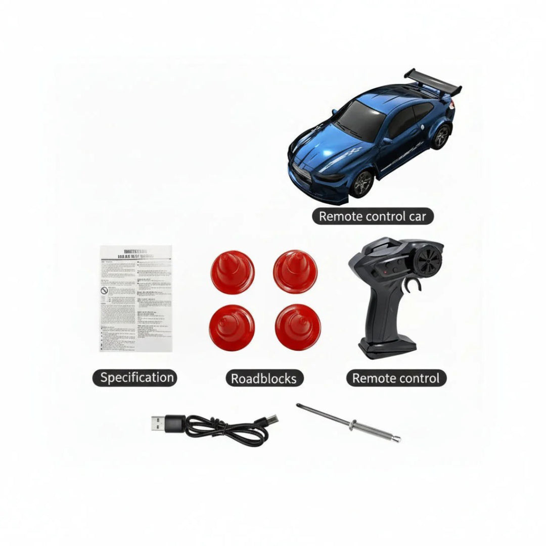 1:64 Scale RC Drift Car – Compact Remote-Control Racing Vehicle
