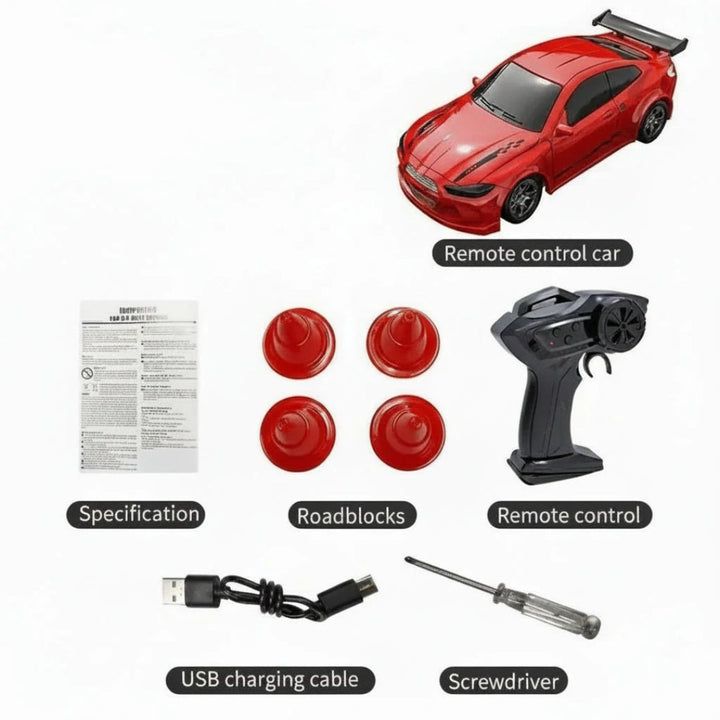 1:64 Scale RC Drift Car – Compact Remote-Control Racing Vehicle