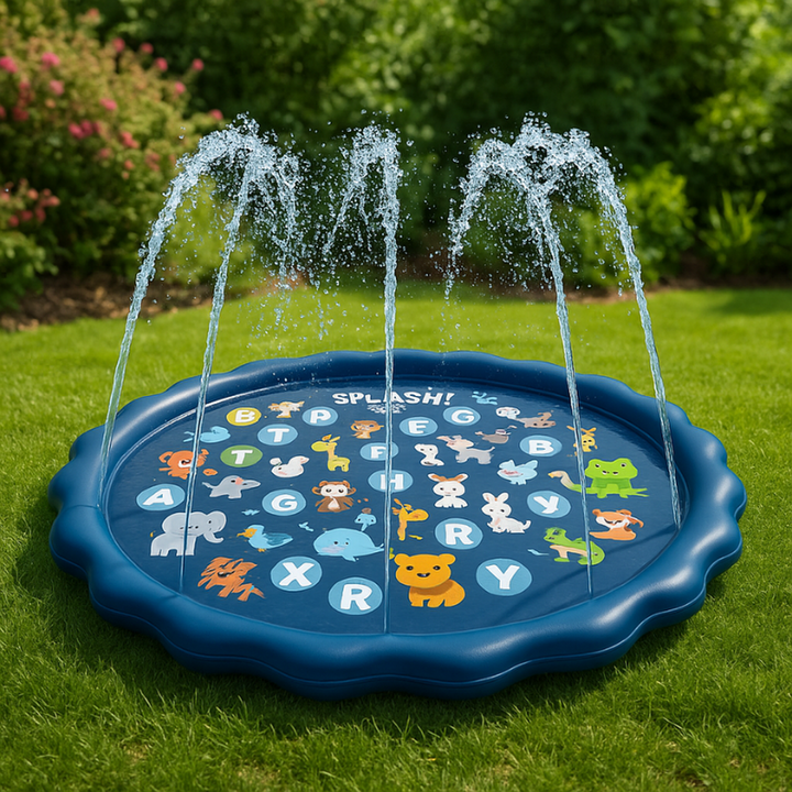 Inflatable Water Play Mat for Sensory Tummy Time Fun