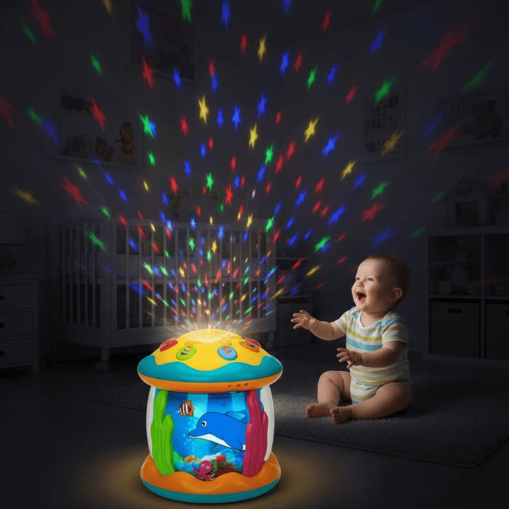 Light and Sound Musical Drum Toy for Infants