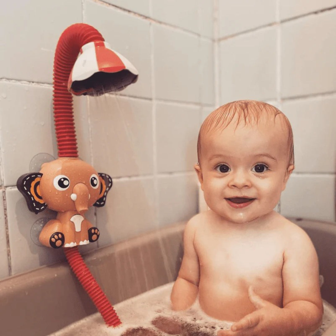 Water-Flowing Bath Elephant Shower Head