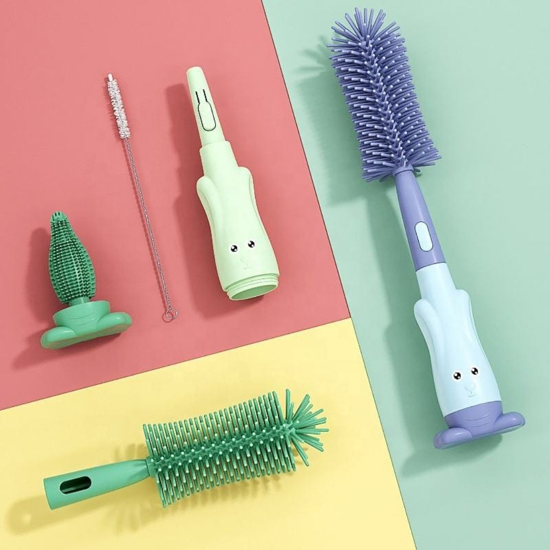 3-in-1 Silicone Bottle Brush Cleaning Set