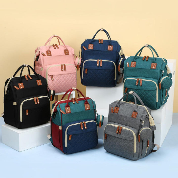 Dual-Function Care Backpack with Integrated Changing Mat