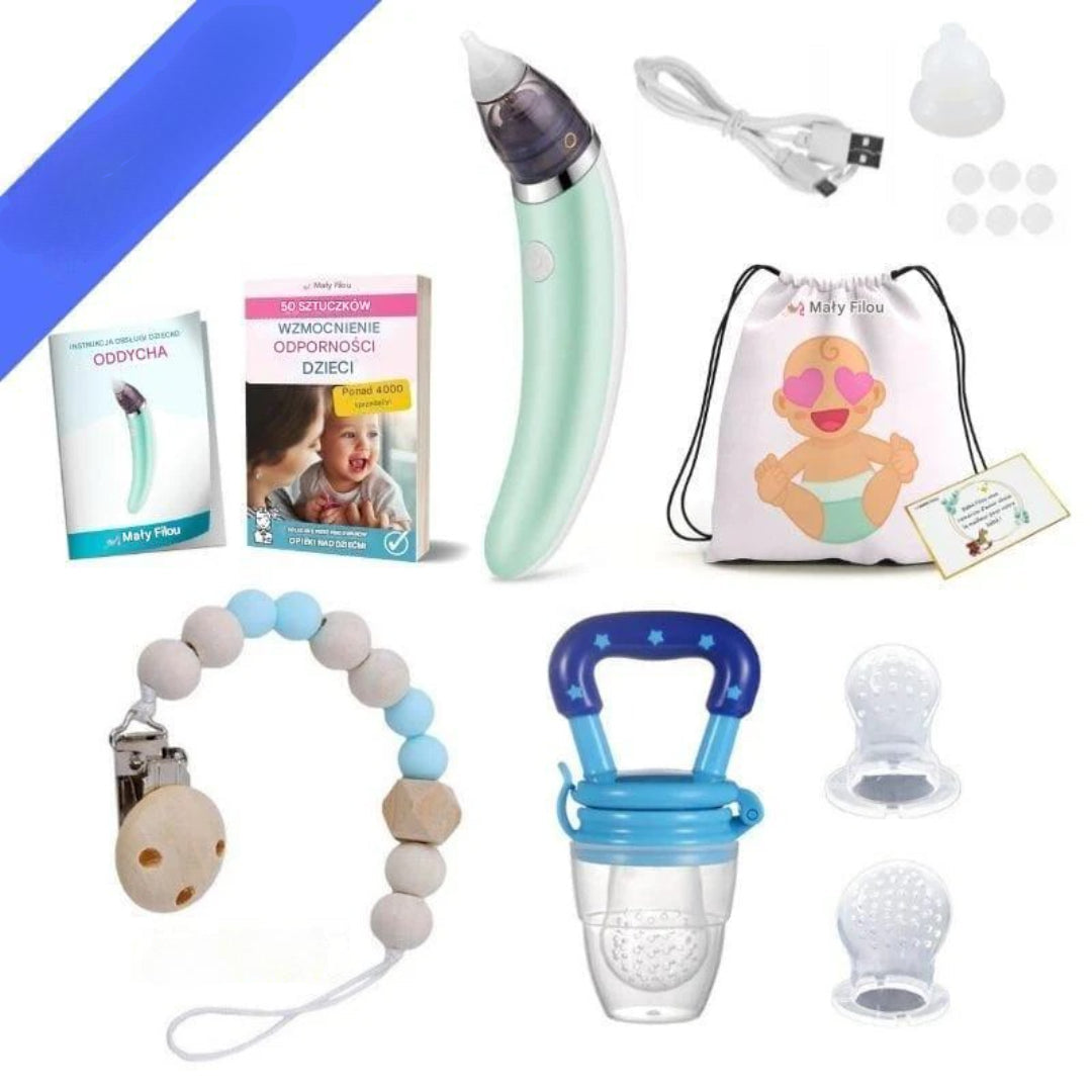 Electric Baby Nasal Aspirator - Gentle Nose Cleaning Device