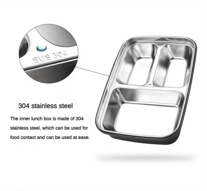 Airtight BPA-Free Stainless Steel Bento Lunchbox