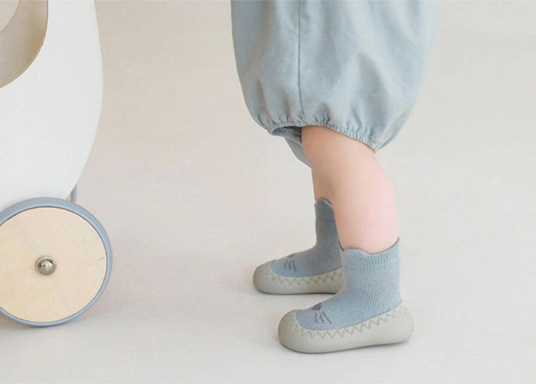 Non-Slip Baby Booties for First Steps