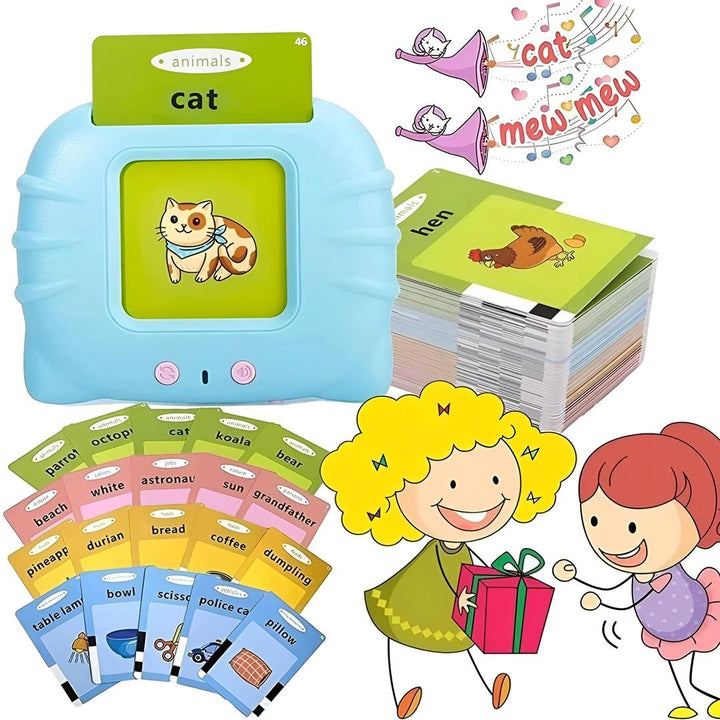 Interactive Language Learning Cards for Kids – Engaging Talking Educational Tool
