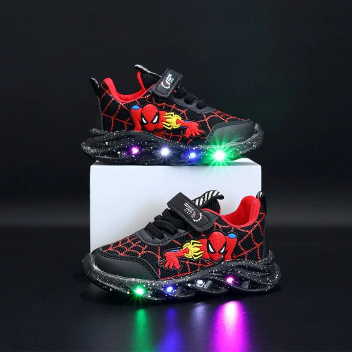 LED Light-Up Sneakers for Kids with Fun Prints