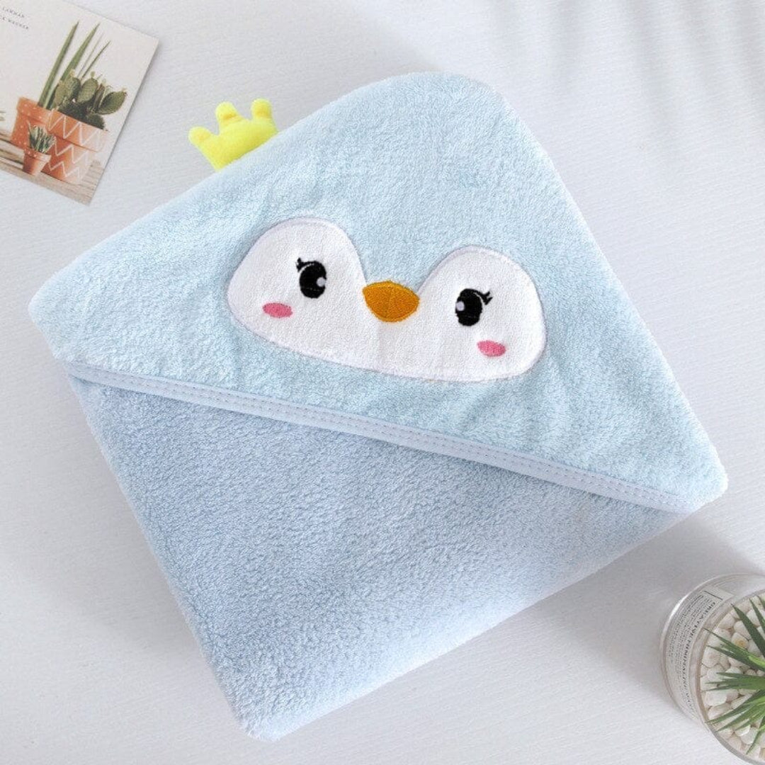 Adorable Hooded Towel for Babies - Bath Cape
