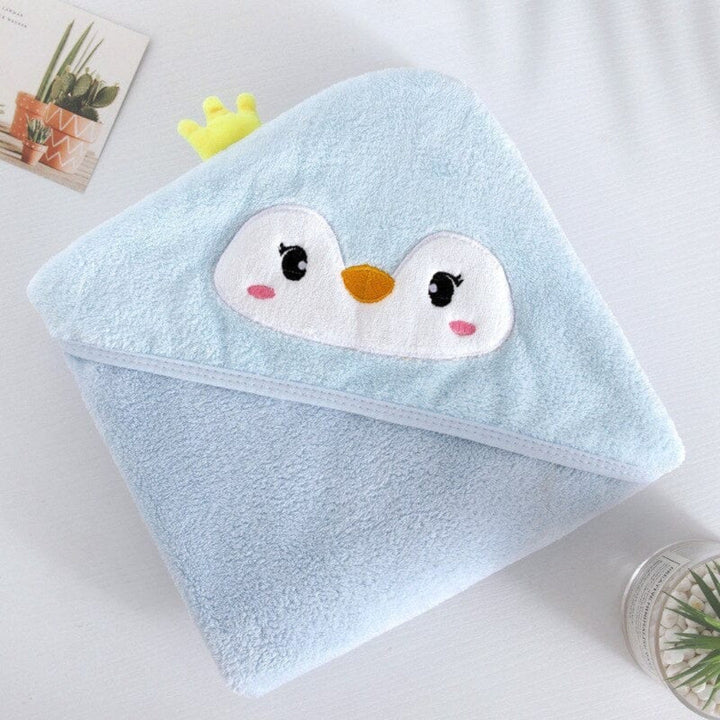 Adorable Hooded Towel for Babies - Bath Cape