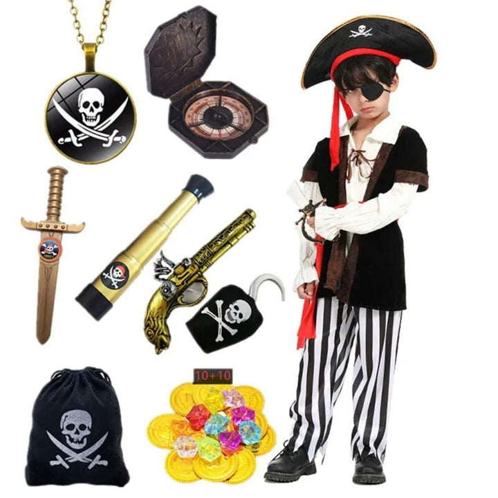 Treasure Hunter Pirate Costume for Boys