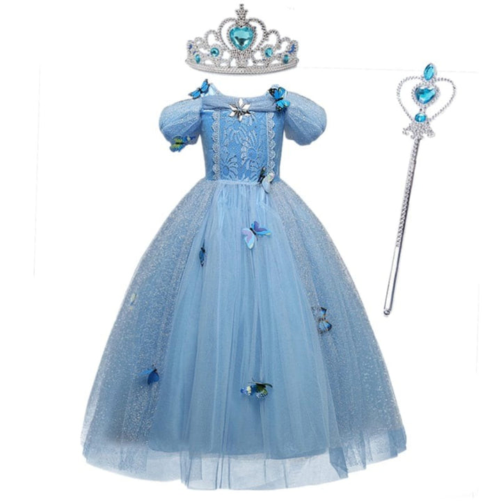 Princess Costume for Kids - Carnival Outfit for Ages 4 to 10