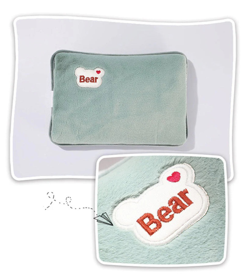 Plush Battery-Operated Heating Pad - Quick Heating and User-Friendly