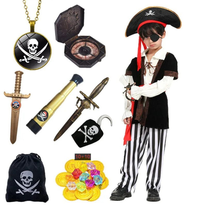 Treasure Hunter Pirate Costume for Boys
