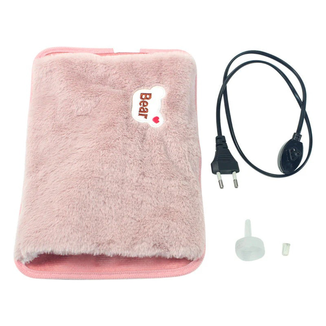Plush Battery-Operated Heating Pad - Quick Heating and User-Friendly