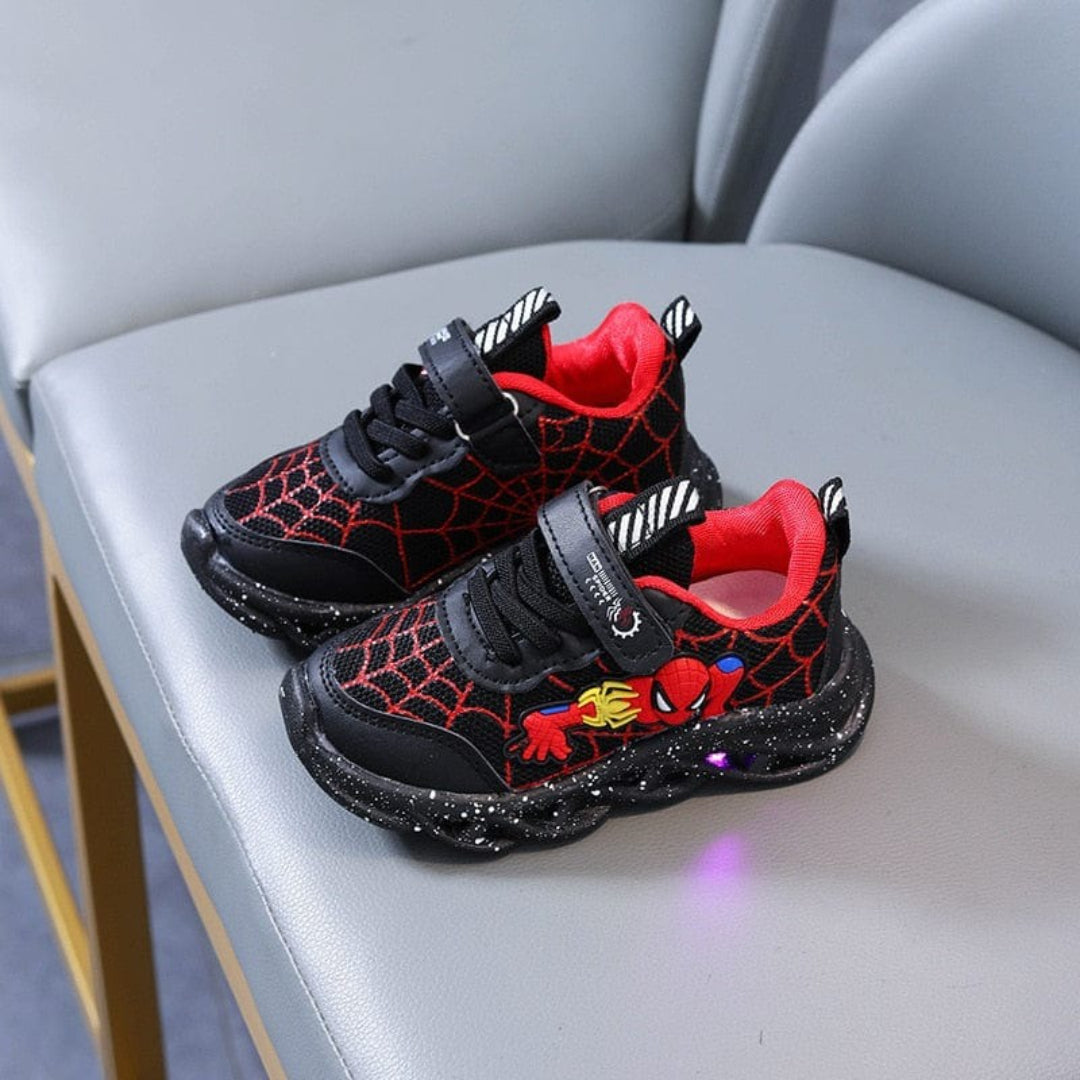 LED Light-Up Sneakers for Kids with Fun Prints