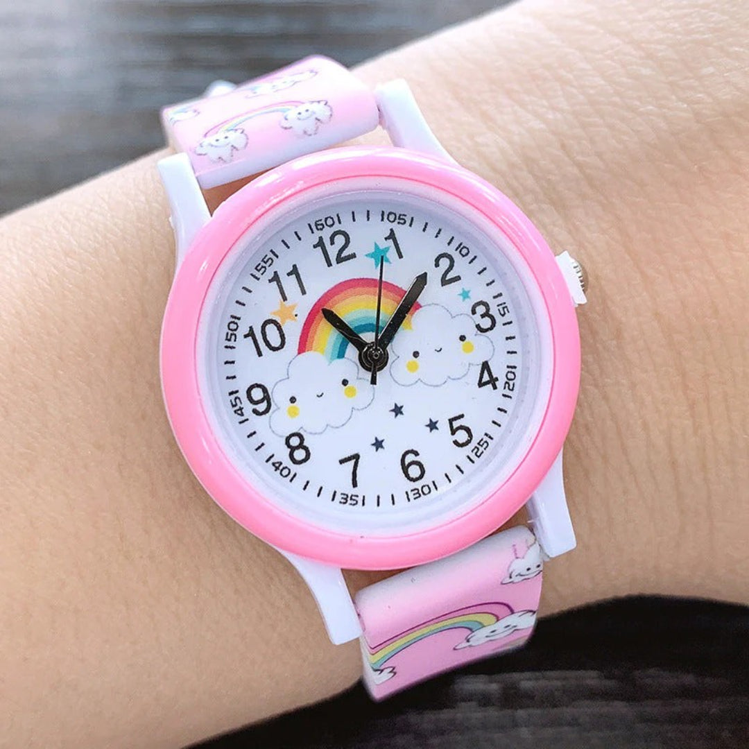 Unisex Analog Rainbow Watch
