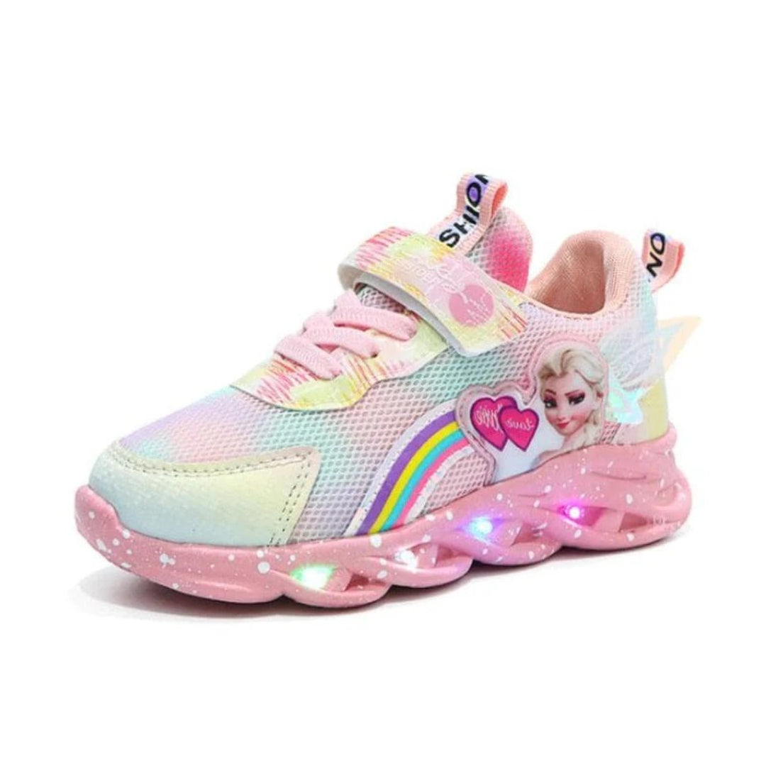 LED Light-Up Princess Sneakers for Kids