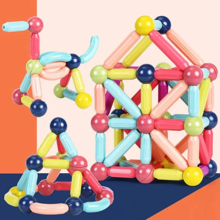 Magnetic Building Blocks for Kids - Imaginative Construction Set