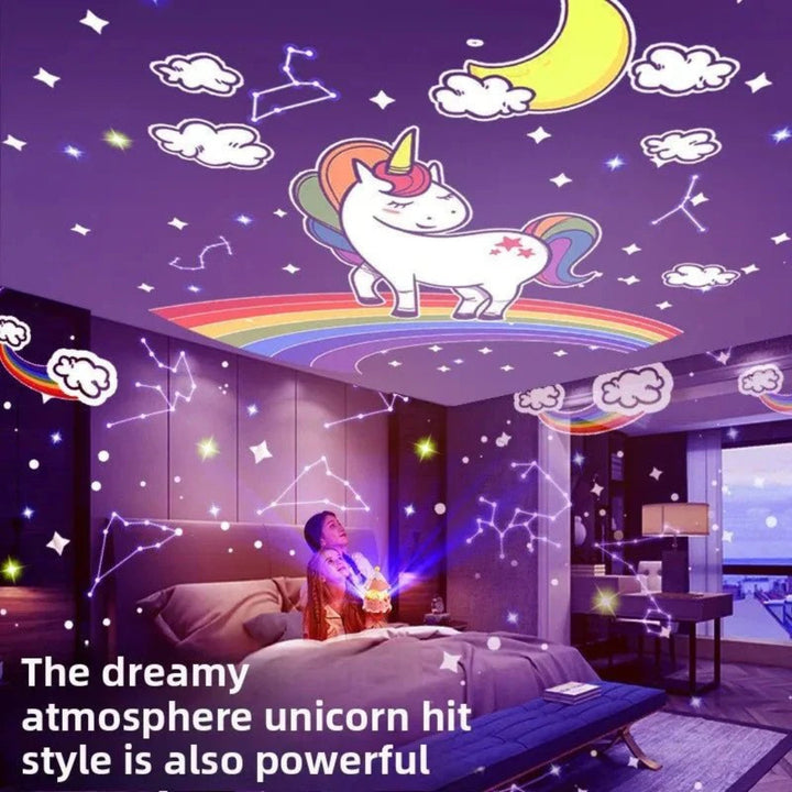 Musical Star Projector Night Light with 12 Unique Themes