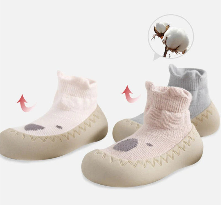 Non-Slip Baby Booties for First Steps