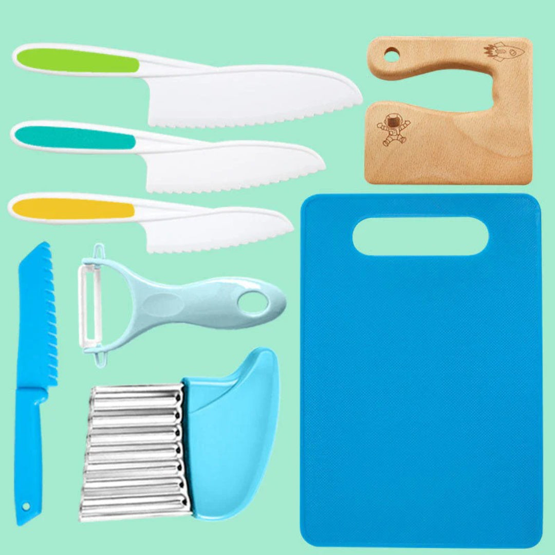 8-Piece Mini Chef Toy Kitchen Set