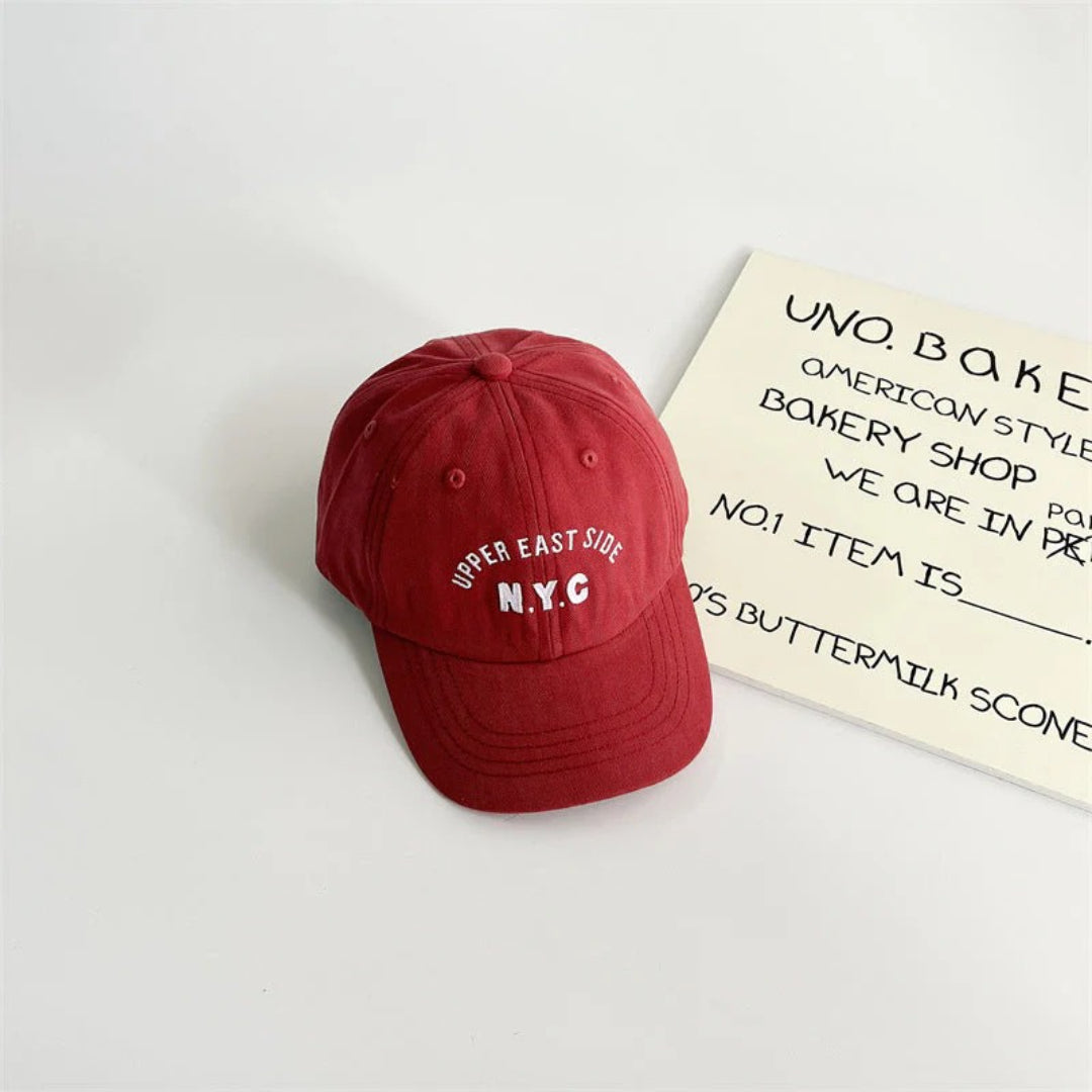 Unisex Children's Brimmed Cap with NYC Embroidery