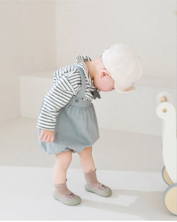 Non-Slip Baby Booties for First Steps