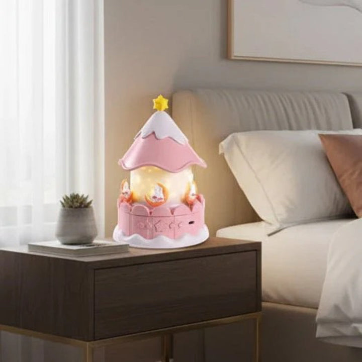 Musical Star Projector Night Light with 12 Unique Themes