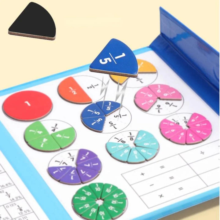Magnetic Fraction Learning Set - Educational Math Tool