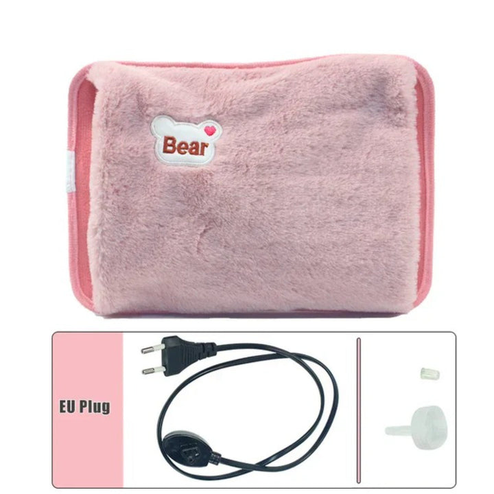Plush Battery-Operated Heating Pad - Quick Heating and User-Friendly