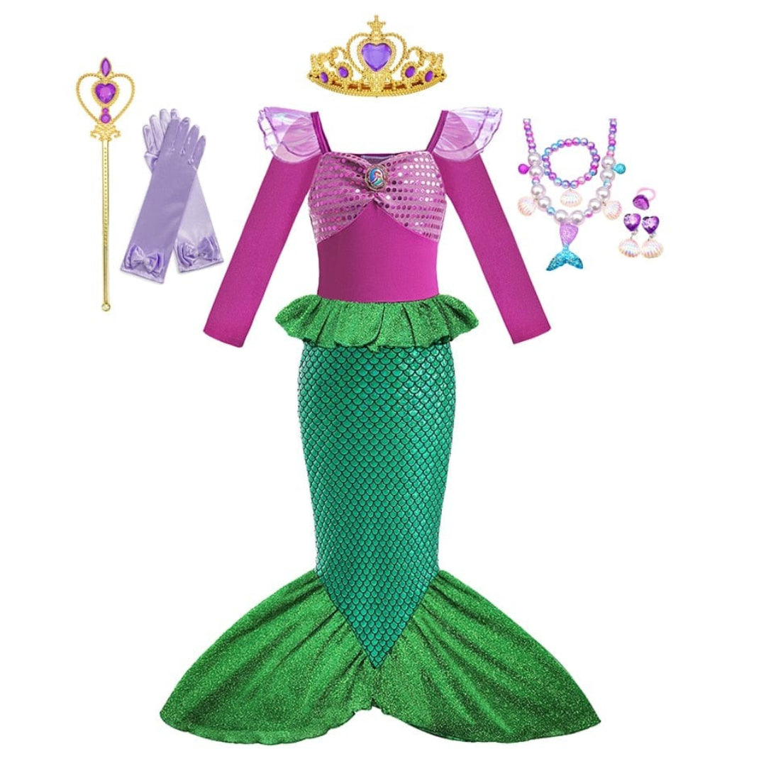 Infant and Child Mermaid Costume Set