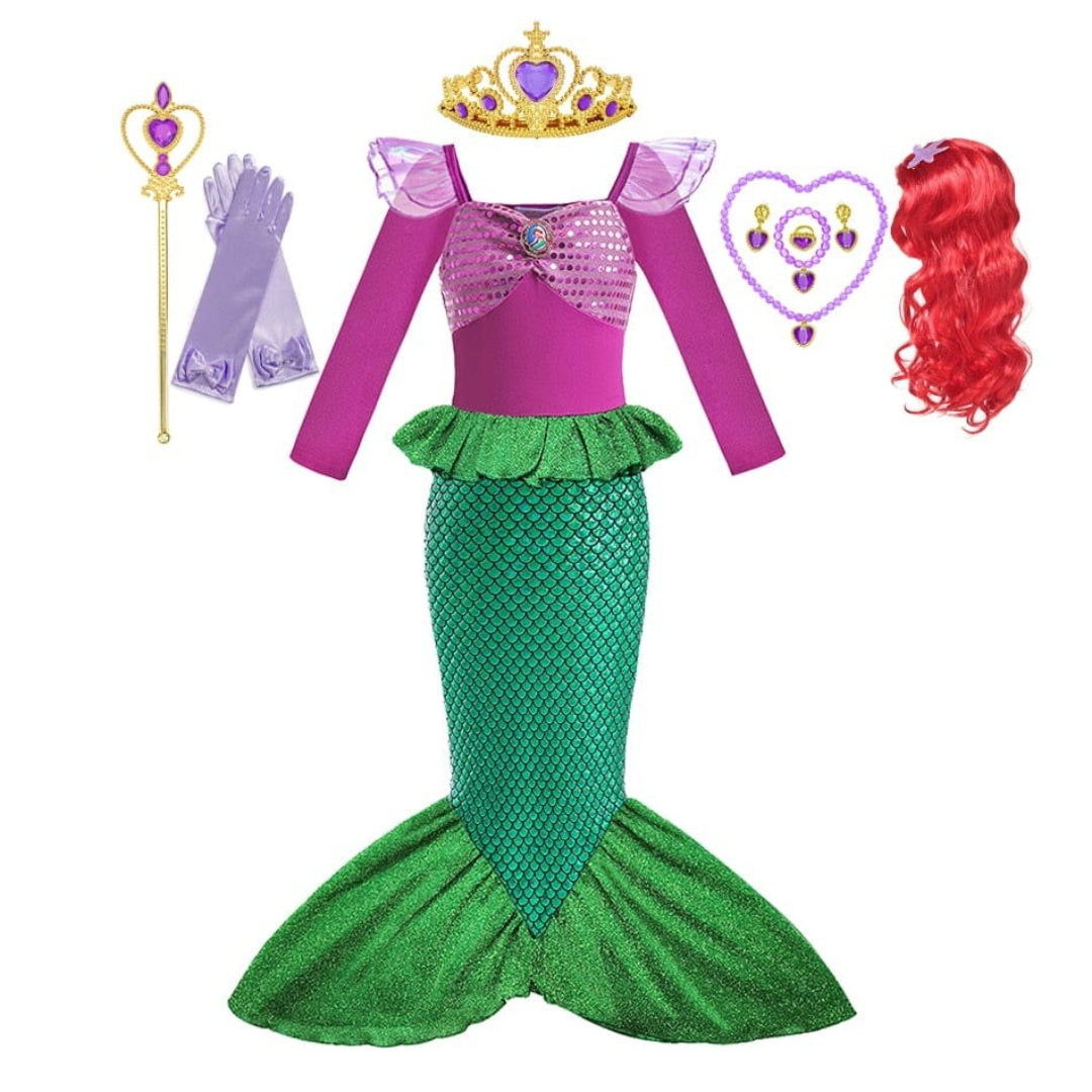 Infant and Child Mermaid Costume Set