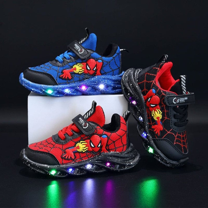 LED Light-Up Sneakers for Kids with Fun Prints
