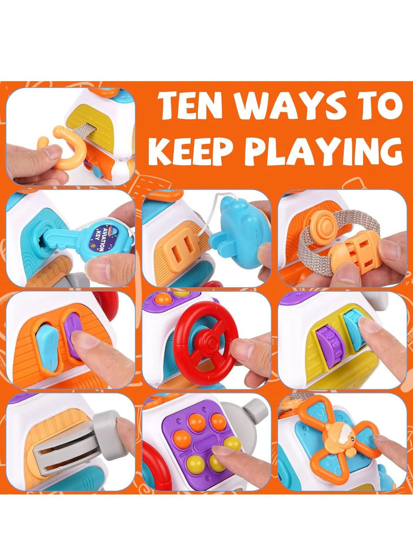 BPA-Free Montessori Cube: A Toy for Enhancing Motor Skills